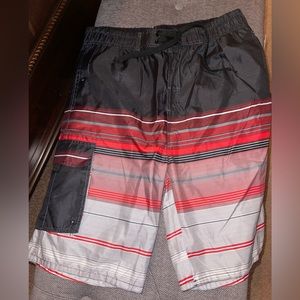 Starting Point black / red / gray bathing suit